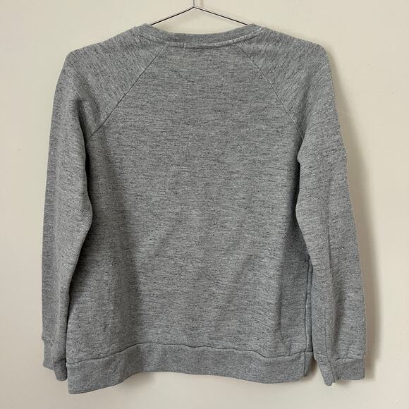 Marine Layer APMM Embroider Logo Heather Gray Pullover Sweatshirt Women's Size S - Picture 2 of 12